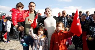 Herson'dan gelen 88 Ahıska Türkü, konaklayacakları Elazığ'a ulaştı