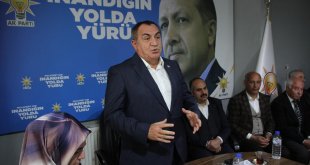 AK Parti Muş Milletvekili Şimşek, Malazgirt'te partililerle buluştu