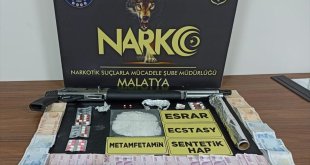 Malatya merkezli uyuşturucu operasyonlarında 40 zanlı tutuklandı