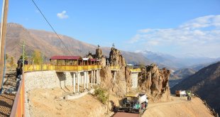 Şemdinli Seyir Tepesi yolu asfaltlandı
