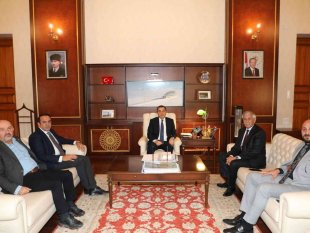 Vali Öksüz, Başkan Koç'u ağırladı