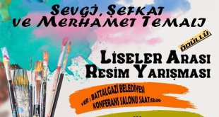 Battalgazi'de ödüllü resim yarışması