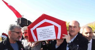 Şehit Fethi Sekin'in babası son yolculuğuna uğurlandı