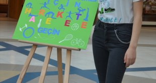 Erzurum'da lise öğrencileri resim sergisiyle diyabete dikkati çekti