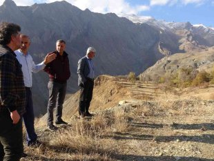 Sınır köylerinde seracılık faaliyetleri için inceleme yapıldı