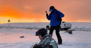 Bülbülan Yaylası'nda snowboard keyfi