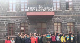 Öğrencilerden konservatuara ziyaret