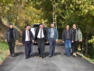 Vali yardımcıları Kaval bölgesindeki çalışmaları inceledi