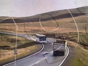 Ağrı'da kaza yapan otobüsün son görüntüleri ortaya çıktı