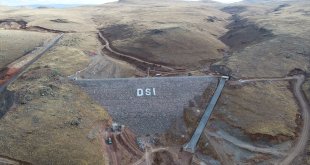 Erzurum'da yapılan Köşk Barajı su tutmaya başladı