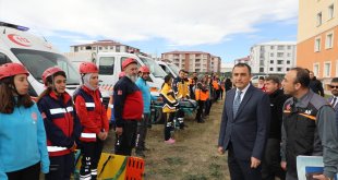 Iğdır ve Kars'ta Diyanete bağlı kurumlarda deprem tatbikatı yapıldı
