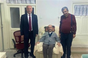 Başkan Akman ve Yazar-Şair İnanç'tan ALS hastası Çelik'e ziyaret