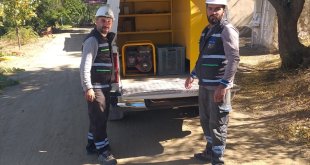 Elazığ'da solunum cihazına bağlı yaşayan hastaya jeneratör desteği