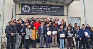 Bitkisel Üretim Uygulama ve Araştırma Merkezi Müdürlüğünün eğitim faaliyetleri sona erdi