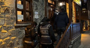 Kars'ta yılbaşı öncesi alkol satışı yapılan işletmeler denetlendi