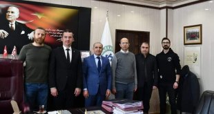 Başkan Ödül'den Prof. Dr. Kapu'ya ziyaret