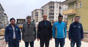 Göztepe'de yolların standardı yükseltiliyor