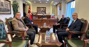 Bingöl SGK Müdürü Çakar, Yedisu Kaymakamı Başar'ı ziyaret etti