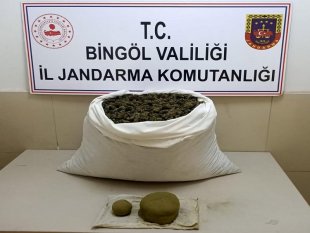 Bingöl'de 13 kilo uyuşturucu ele geçirildi