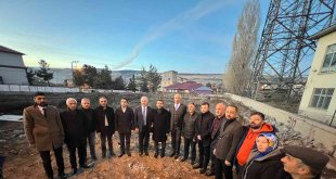 Arslan ve Kılıç, Sarıkamış Kütüphane İnşaatını İnceledi