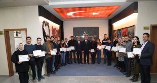 Ağrı'da robotik kodlama sertifika töreni düzenlendi