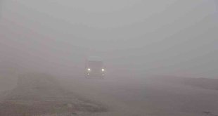 Yüksekova'da yoğun sis: Görüş mesafesi 5 metreye düştü