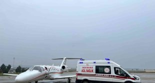 Kalp hastası iki günlük bebek ambulans uçakla Konya'ya gönderildi