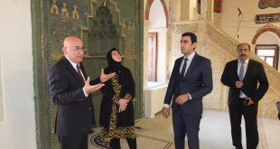 Malatya Vakıflar Bölge Müdürü Bacanlı Keban'ı ziyaret etti