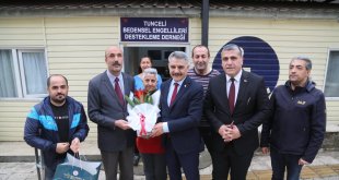 Tunceli'de engelliler için dayanışma yemeği