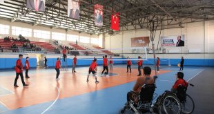Ahlat'ta engellilere yönelik voleybol maçı düzenlendi