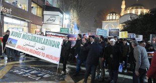 İsveç'te Kur'an-ı Kerim yakılması Malatya'da protesto edildi