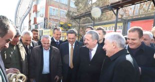 Hazine ve Maliye Bakan Yardımcısı Gürcan esnafı ziyaret etti