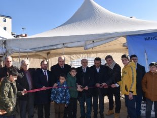 Nene Hatun Camii Külliyesi'ne ev hanımlarından anlamlı destek