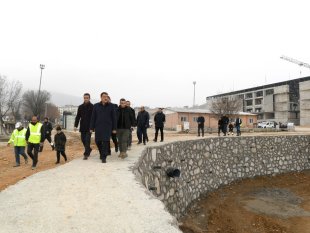 Başkan Gürkan, Orduzu bölgesinde yapılan çalışmaları yerinde inceledi