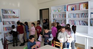 Bitlis'te meslek liselerinin katkısıyla 374 okul kütüphaneye kavuşturuldu