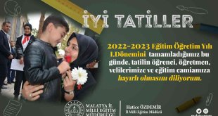 Öğrencilere ara tatilde dinlenmiş olarak eğitime başlama önerisi