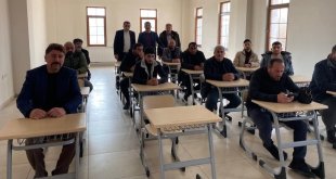 Motorlu kara taşıtları alım satım sınavı yapıldı