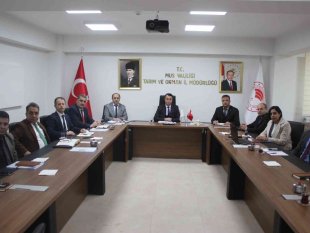 Muş tarımının koordinasyon toplantısı yapıldı