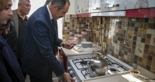 Gürpınar'da doğal gaz kullanımına başlandı