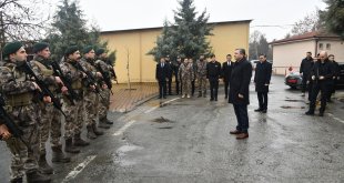 Malatya'da operasyondan dönen polisler için kurban kesildi