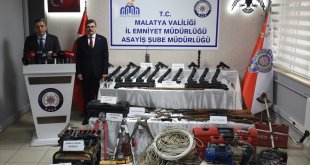 Malatya'da "siparişle hırsızlık" yapan şebekeye yönelik operasyonda 20 şüpheli yakalandı