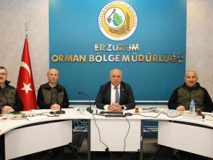 Erzurum Orman Bölge Müdürlüğü 2022 yılı faaliyetleri ile 2023 yılı program ve hedefleri değerlendirildi