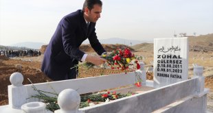 Elazığ'da kimsesizler mezarlığına defnedilen Zühal için mezar taşı yapıldı