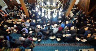 Erzurum'un 500 yıllık geleneği için camiler adeta dolup taştı