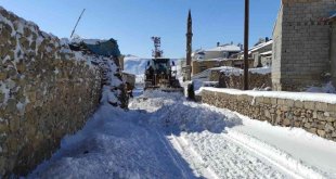 Gürpınar Belediyesi karla mücadele çalışmalarını sürdürüyor