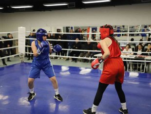 Malatya'da büyük kadınlar boks il şampiyonası yapıldı