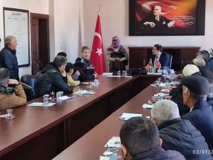 Kaymakam Türker halkın sorunlarını dinlemeye devam ediyor