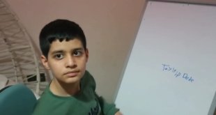 Küçük Taha, tedavisini üstlenen Cumhurbaşkanı Erdoğan'ın doğum gününü kutladı