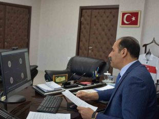 Erzincan'da okul yöneticileriyle çevrimiçi değerlendirme toplantısı yapıldı