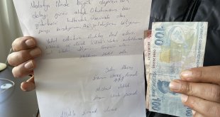 Malatya'da kaldıkları okulun eşyalarını kullanan sağlıkçılardan 'duygulandıran not' ve para
